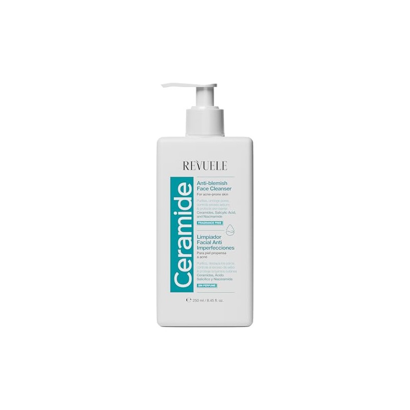 REVUELE CERAMIDE ANTIBLEMISH LIMPIADOR FACIAL 250MILILITROS