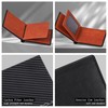 VISOUL Men's Leather Wallet with ID Window, RFID Protection, Genuine