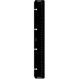 Filofax A4 Ruler Page Marker - Black
