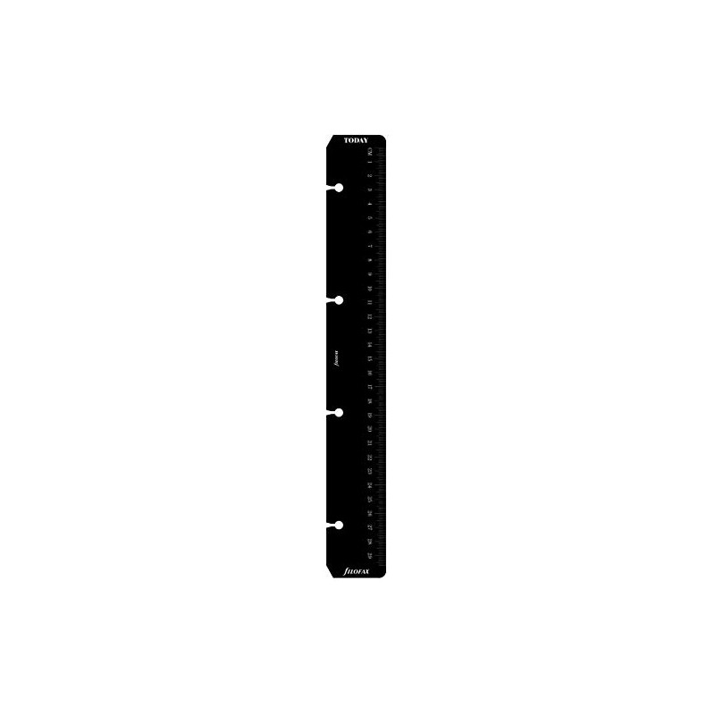 Filofax A4 Ruler Page Marker - Black