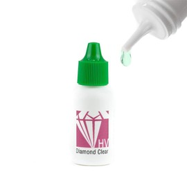 Glass Technology DiamondClear Windshield Repair Resin HV, Auto Glass Crack Filler for Fixing Chips, Bulls-Eyes Cracks and Combination Breaks - Blue Green - 15cc