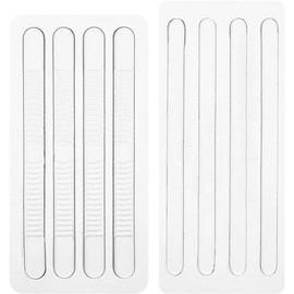 Abaodam 8 piezas Almohadillas para Talones Transparente de Silicona Protectores Antideslizantes para Tacones Pegatinas Cómodas y Resistentes para Zapatos de Cuero y Casual Evitan