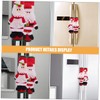 DOITOOL Christmas Kitchen Decor Set of 4 White Fridge Handle