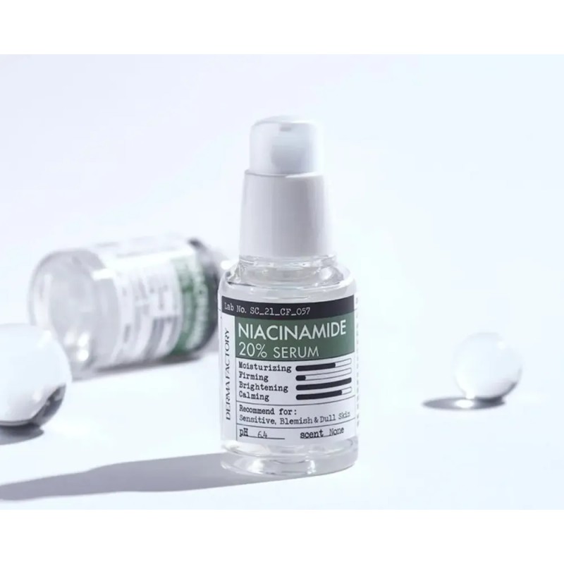 Sérum Facial Dermafactory Con 20% Niacinamida Para Rostro 30 ml