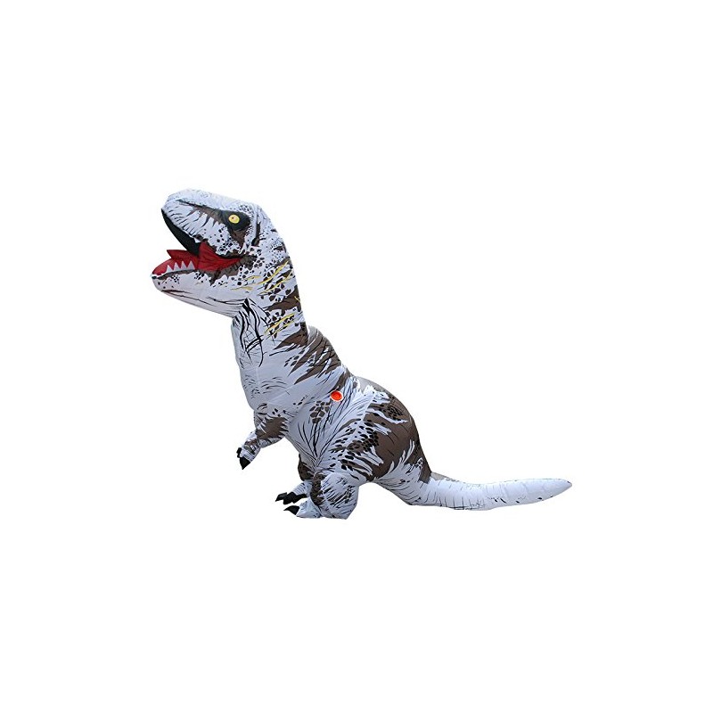 JASHKE Inflatable Dionsaur Costume Blow up T-rex Costumes Inflatable Costumes