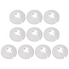 NHALESBG 10pcs Radiator Pipe Covers White, Plastic Pipe Boxing Covers