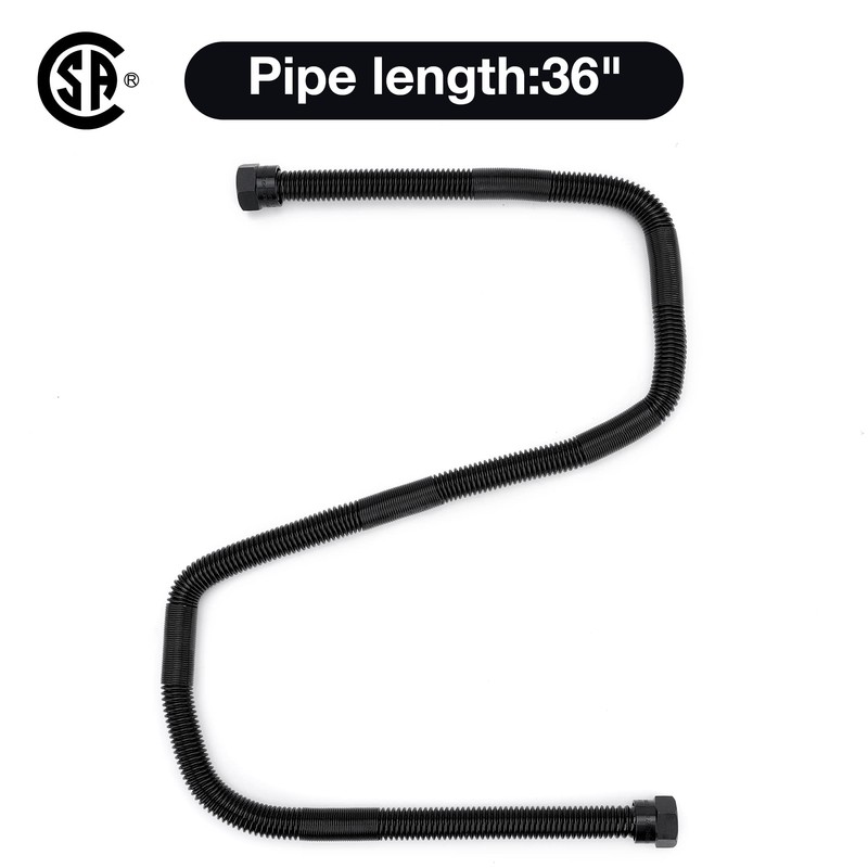 Stanbroil 1/2" OD x 3/8" ID 36" Non-Whistle Flexible Flex