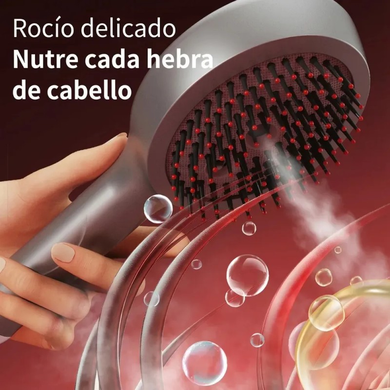 Cepillo Elctrico Para Masaje Del Cuerocabelludo Anticaida Gris Oscuro