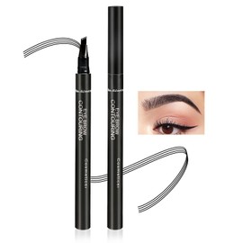 Boobeen Eyebrow Pen Waterproof Liquid Eyebrow Pencil, Microblading Eyebrow Pen with Precision Applicator, Creates Natural Eyebrow Makeup