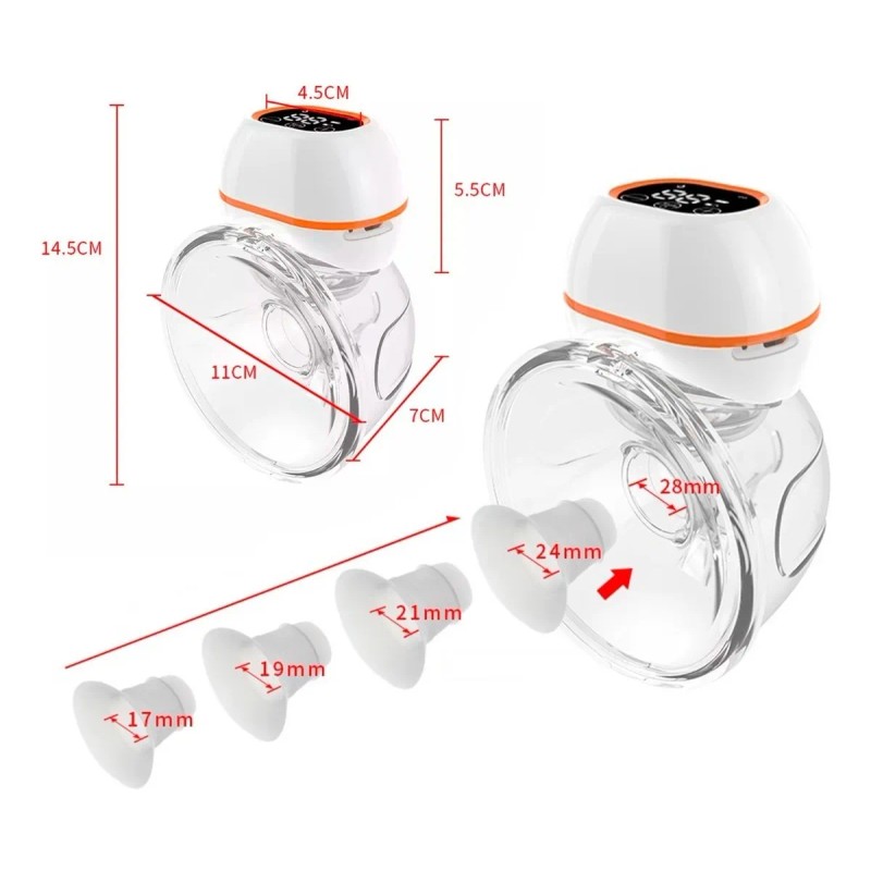 Extractor Leche Electrico Portatil Manos Libres Recargable