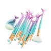 YKKJ Make Up Brush Set, 3D Mermaid Makeup Brushes, 11