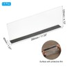 PATIKIL 4 Pack Shelf Dividers for Closet Organization, 11.1x1.6x4.8 Acrylic