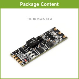 Waveshare TTL to RS485 (C) Galvanic Isolated Converter, Half-Duplex Communication, Lightningproof & Anti-Surge, Multi-Insulation Protection
