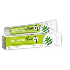 Herbodent NEEM 7 in 1 Toothpaste-Organic Herbs-Neem, -No Fluoride, No Paraben -6.53Oz Oral healthy toothpaste cream Mint Pack oral health probiotic  toothpaste - Specification: Pack of 2