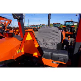 Durafit Seat Covers, KU02 Gray KUBOTA Models M5040-60/M6040-60/M7040-60/M8540-60/M9540-60,M5-91.M6060 in Waterproof Endura.