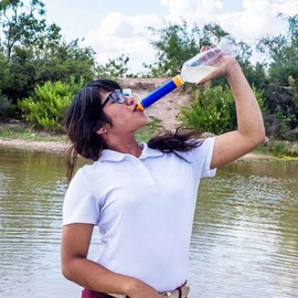 Diercon Portable Water Filter Straw with Accessories, for Hiking, Camping, Travel, Emergency Use