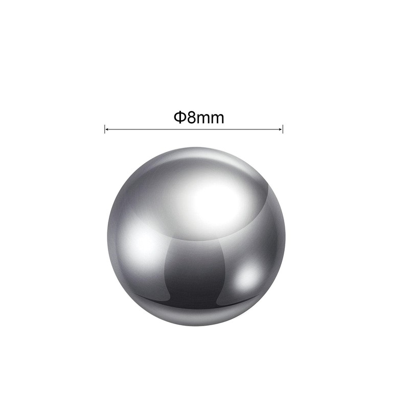 sourcing map 200pcs 8mm 304 Stainless Steel Bearing Balls G100
