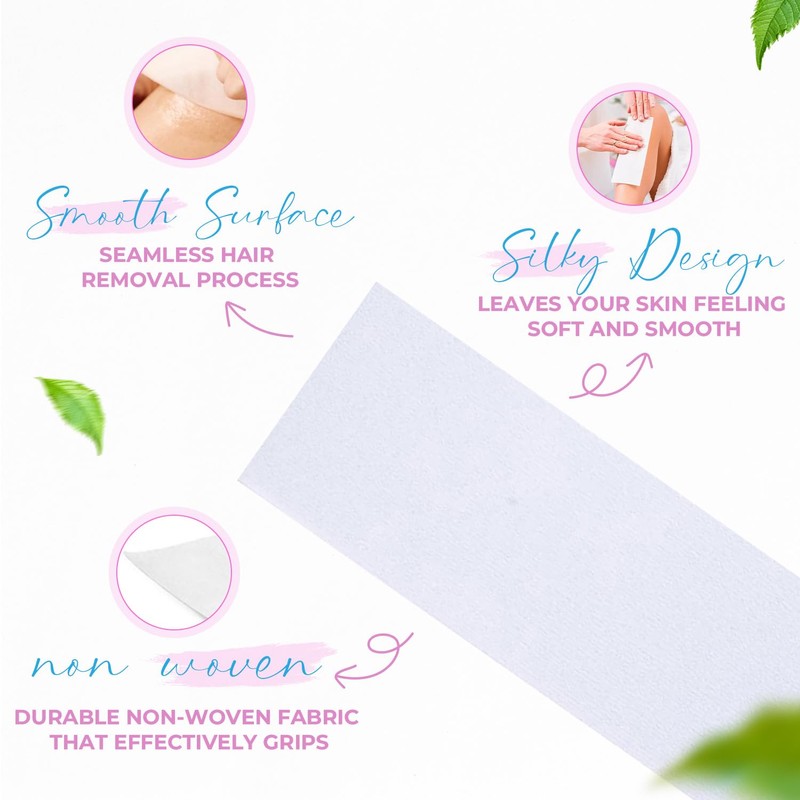 Tifara Beauty Non Woven Large 3x9 Body and Facial Wax