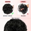 Chongos Postizos Cabello Moño Pelo Desordenado Postizo,2 Pza
