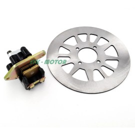 LYK Rear Brake Caliper W/Pads & Disc Rotor for Yamaha YFM350X Warrior 350 1990-2004