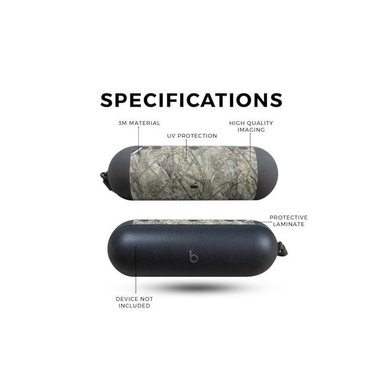 Glossy Glitter Speaker Skin Compatible with Beats Pill (2024) -