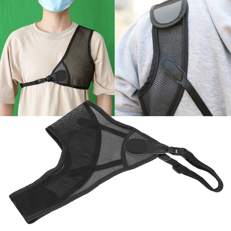 Archery Chest Guard Adjustable 3D Composite Mesh PU Leather Breathable