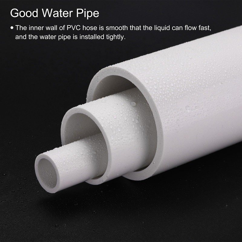 MECCANIXITY 5 Inch PVC Rigid Tube Round Pipe 129.2mm ID