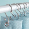 Goowin Shower Curtain Hooks, S Shape Shower Curtain Rings, Rustproof