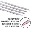 PIT66 Side Molding Trim, Compatible with 2019-2021 Chevy Silverado 1500