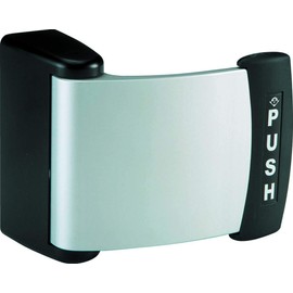 Adams Rite 45910200628 Push to Left Curved Deadlatch Paddle for 1-3/4" Clear Anodized Aluminum Finish
