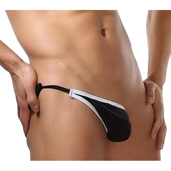 Next Glanz Men's Sexy Underwear, Half Thong, One Sided Thong