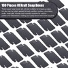 Gersoniel 100 Pcs Kraft Soap Boxes Packaging for Homemade Soap
