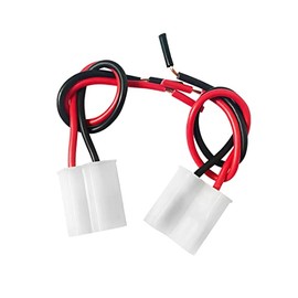 AMFRNE 2-Wire Flasher Socket, Universal 2-Pin Flasher Connector Harness, Used with Flasher for Turn Signal or Hazard Warning, for Automotives Car Motorcycle Bike ATV UTV Accessories, Pack of 2