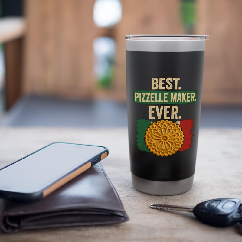 Best. Pizzelle Maker. Ever. Pizzelle Stainless Steel Insulated Tumbler