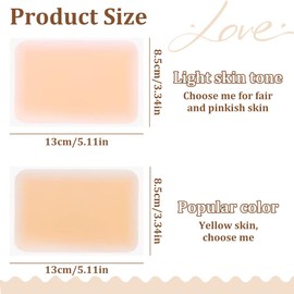 UEIOAVL Concealers & Correctors, 12 Stück Tattoo-Abdeckaufkleber wasserdicht atmungsaktiv Narbenabdeckband zum Abdecken von Tattoos Narben und Muttermalen (heller Hautton, natürlicher Hautton)