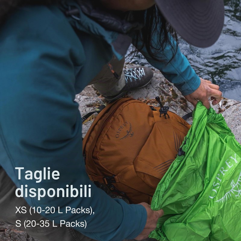 Osprey HiVis Copertura antipioggia pendolare, Mars Orange, S