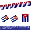 2 Packs Cuba Flag Banner String - Cuban Small Mini