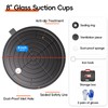 SPECILITE 8" Heavy Duty Glass Suction Cups 2 Pack with