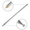 AEDIKO 5pcs Telescopic Antenna M3 Male Thread 7 Sections AM