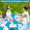 MIAHART Beach Blanket Sandproof Waterproof Picnic Blanket Oversized Beach Mat