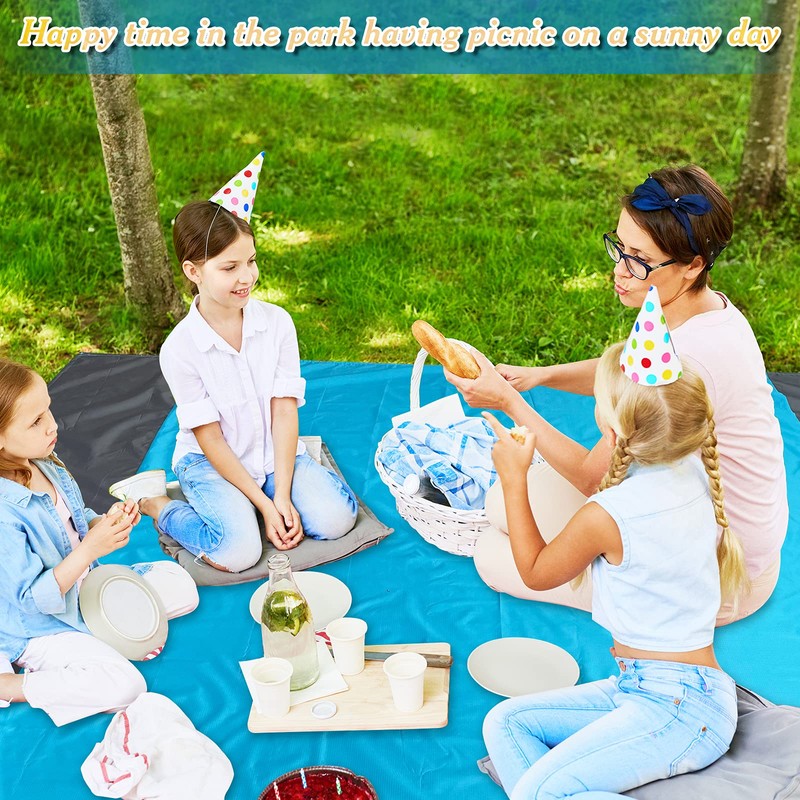 MIAHART Beach Blanket Sandproof Waterproof Picnic Blanket Oversized Beach Mat