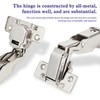 2 Pack 165 Degree Full Overlay Kitchen Cabinet Hinges,Soft Close