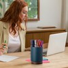 Officepal Pen Holder for Desk, Ceramic Pencil Organizer & Makeup