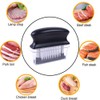 Meat Tenderizer with 48 Stainless Steel Ultra Sharp Needle Blades