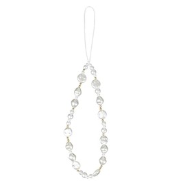 FACHOI Phone Charm Strap, Pearl Beaded Phone Bracelet Straps Cute Aesthetic Cellphone Wrist Strap Lanyard for Women Girls Cellphone Bag & Key Accessories F4-YXYZSJL