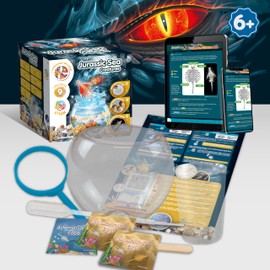 Science4you Jurassic Sea Creatures for Kids 6+ Years - Create an Ecosystem for Water Dragons Aquatic Living Animals with a Fish Tank for Kids, Toy for Children 5 6 7 8+ Years