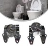 Toilet Seat Hinges Connector Triangle Zinc Alloy Adjustable Toilet Chrome