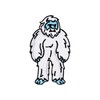 Winks For Days Yeti Abominable Snowman Embroidered Iron-On Patch