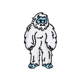 Winks For Days Yeti Abominable Snowman Embroidered Iron-On Patch