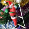 Santa Ladder Heliltd Christmas Tree Ornament Santa Claus Doll for